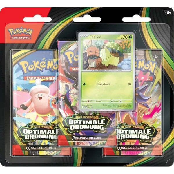 Pokémon ME03 Optimale Ordnung 3-Pack Blister DE