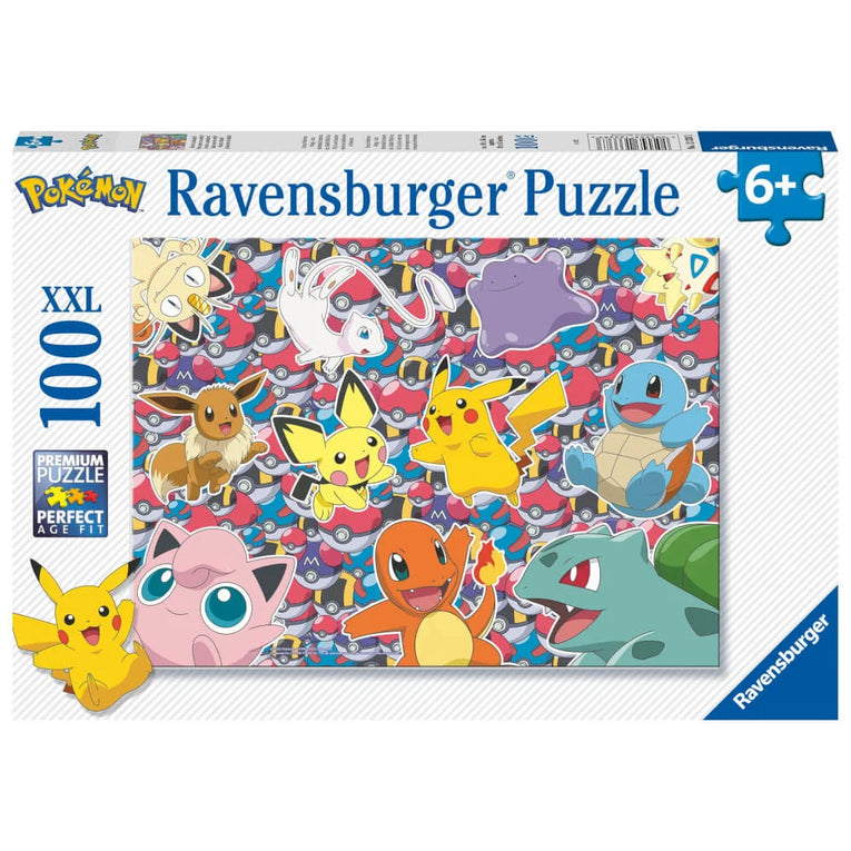 Pokémon - Puzzle - Bereit zu kämpfen! - 100 XXL Brettspiele