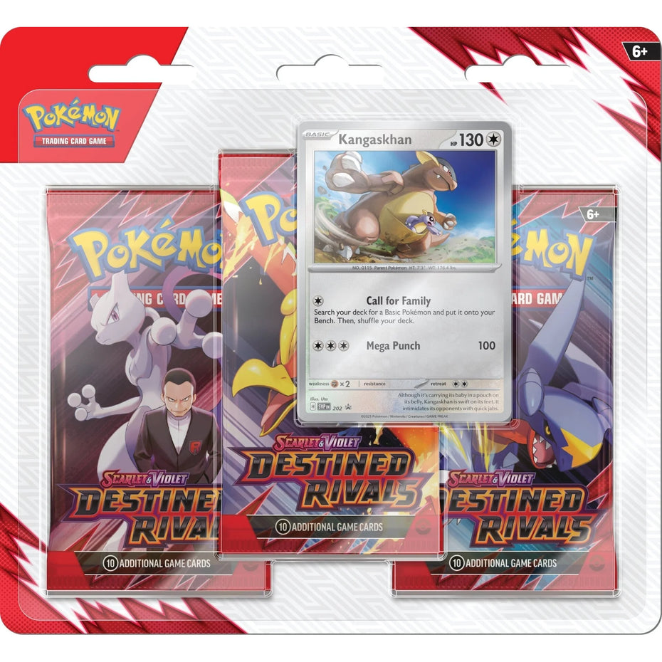 Pokémon Scarlet & Violet Destined Rivals 3 Pack Blister EN