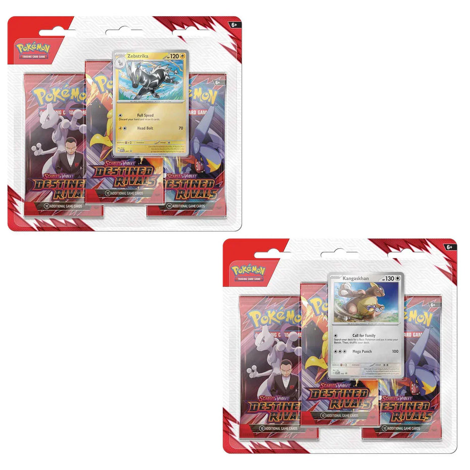 Pokémon Scarlet & Violet Destined Rivals 3 Pack Blister EN