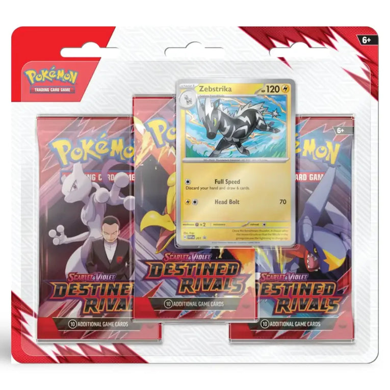 Pokémon Scarlet & Violet Destined Rivals 3 Pack Blister EN