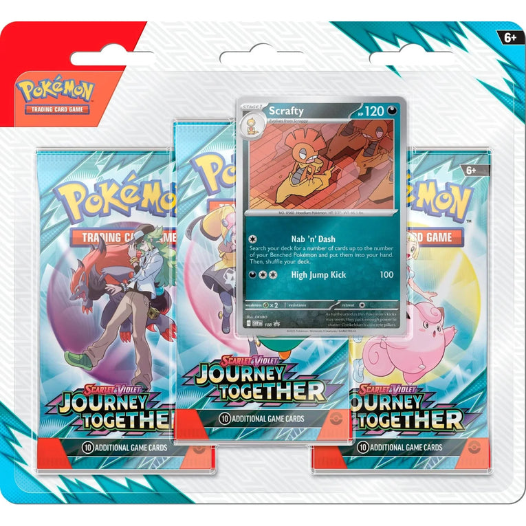 Pokémon - Scarlet & Violet - Journey Together - 3 -Pack