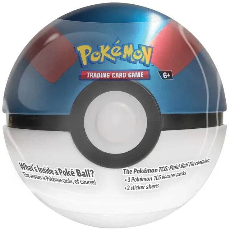 Pokémon Tin-Box Pokéball E25 - EN Superball - Blau