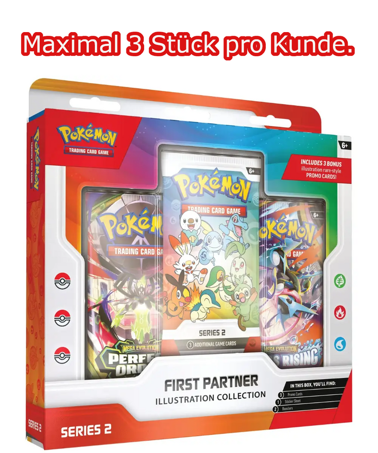 Pokémon First Partner Illustrations-Kollektion Serie 2 EN