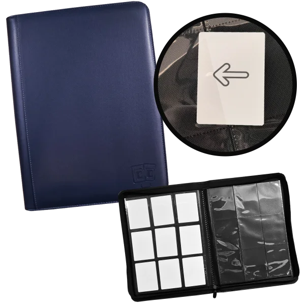 TCG Guru: 9er Pocket Zipper Leather Binder