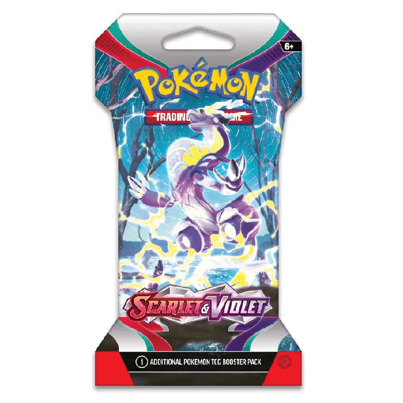 Scarlet and Violet Sleeved Booster - EN Sammelkartenspiel