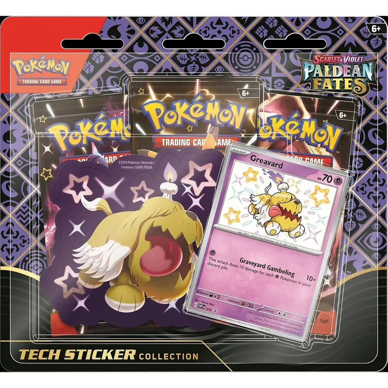 Scarlet & Violet - Paldean Fates - Tech Sticker Collection