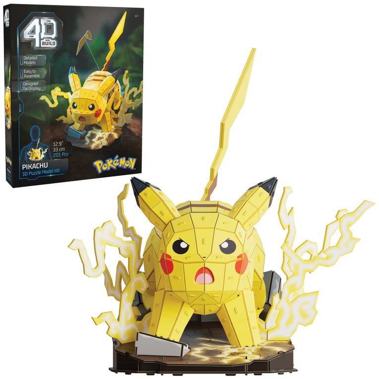 Spin Master 4D Build - Pokémon Figuren Pikachu Figuren