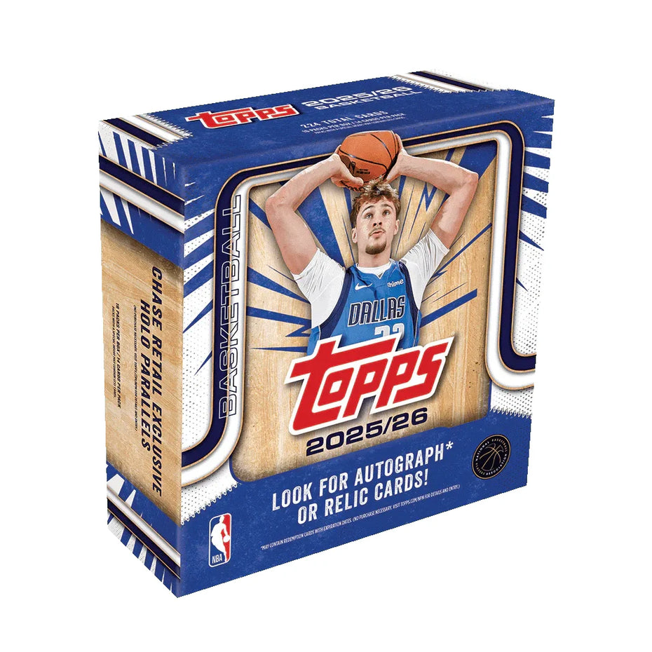 topps 2025/26 Basketball Flagship Mega Box Sammelkartenspiel