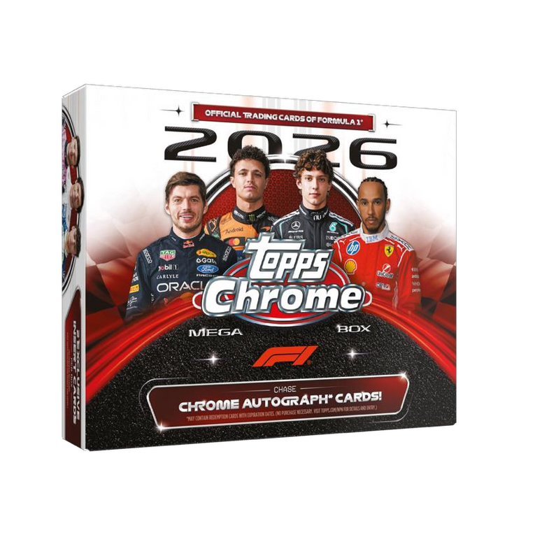 Topps Chrome Formula 1 2026 Mega Box