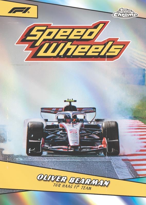 Möglicher Kartenpull: Oliver Bearman Speed Wheels – Kartenbeispiel, nicht garantiert