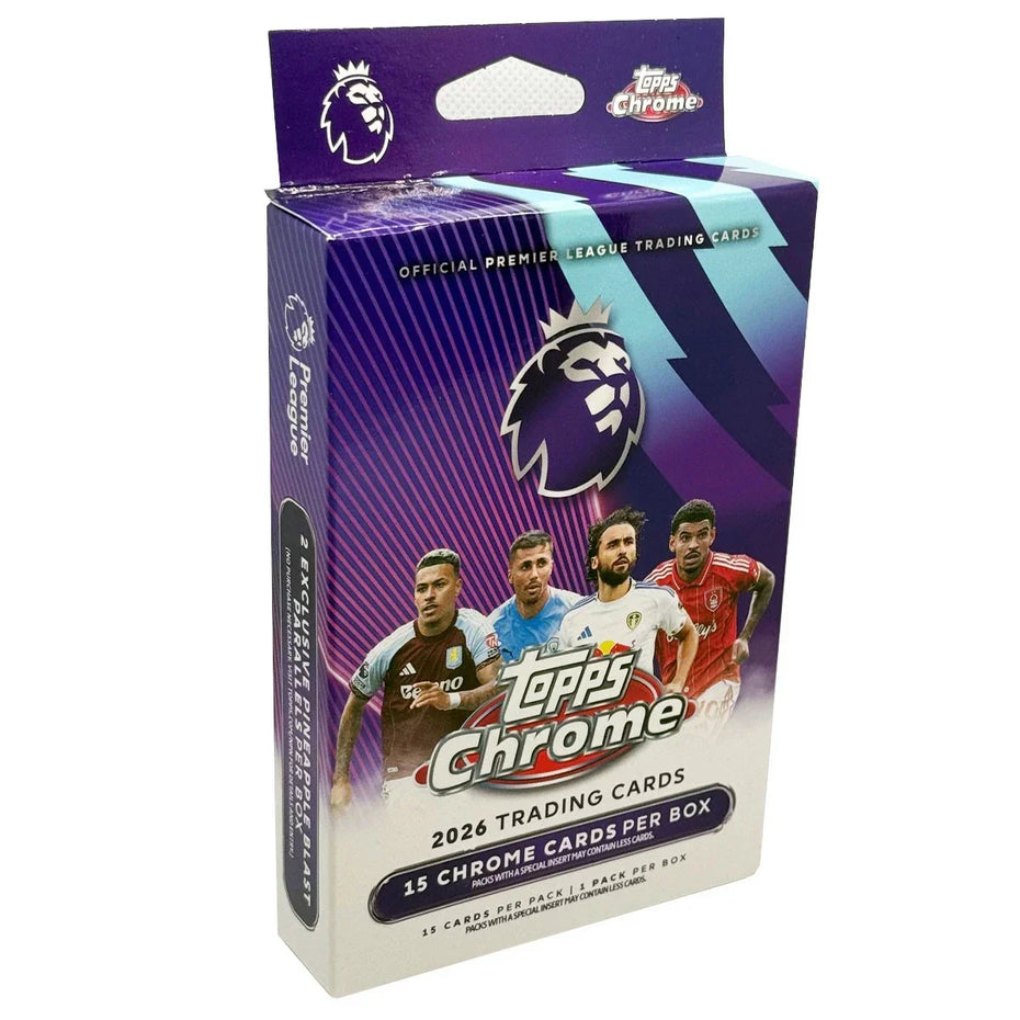 Topps Chrome Premier League 2026 - Hanger Box - EN