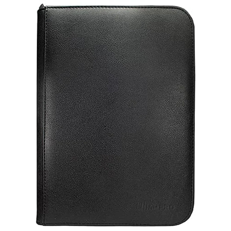 Ultra PRO - 4-Pocket Zippered PRO-Binder Black TCG Zubehör