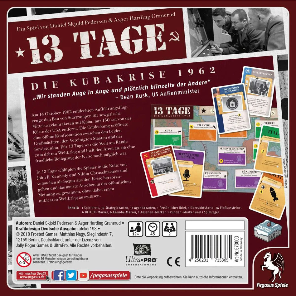 13 Tage - Die Kubakrise 1962 Brettspiele