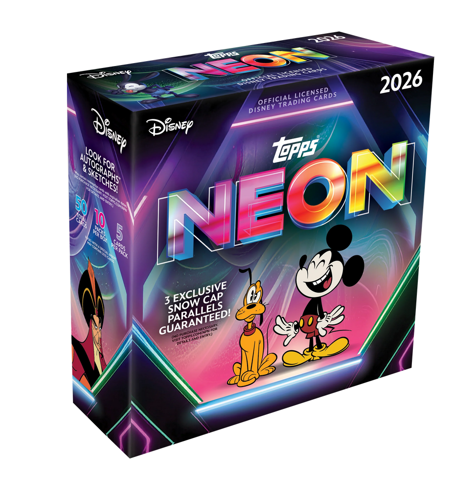 Topps Disney Neon 2026 Mega Box