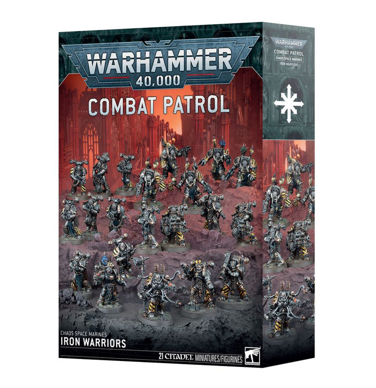 Warhammer 40k - Kampfpatrouille der Chaos Space Marines der Iron Warriors