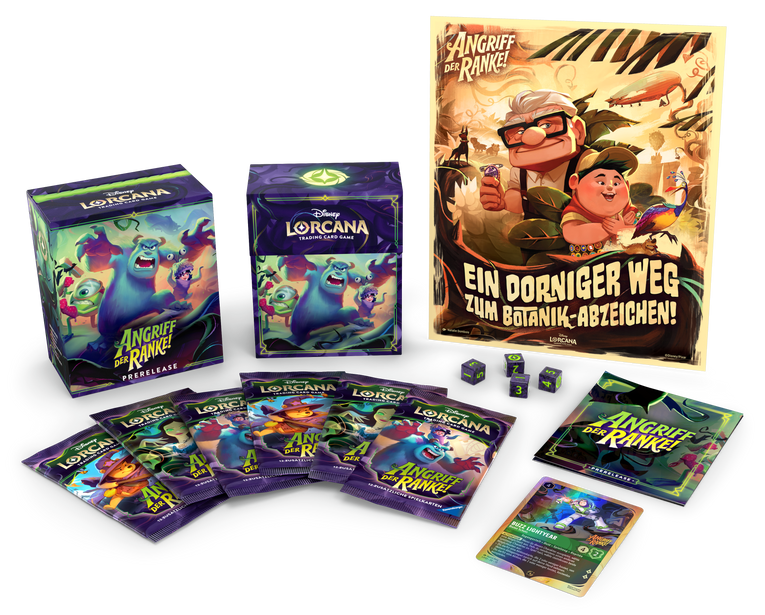 Disney Lorcana Angriff der Ranke! Prerelease Set 13 DE