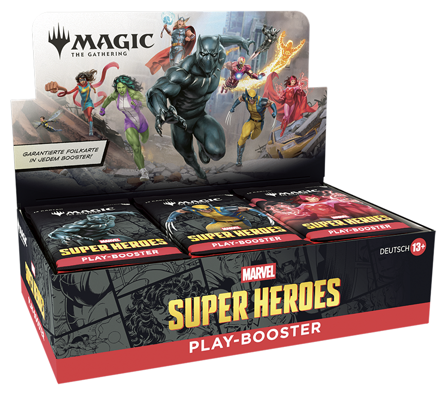 Magic Marvel Super Heroes Play-Booster-Display DE