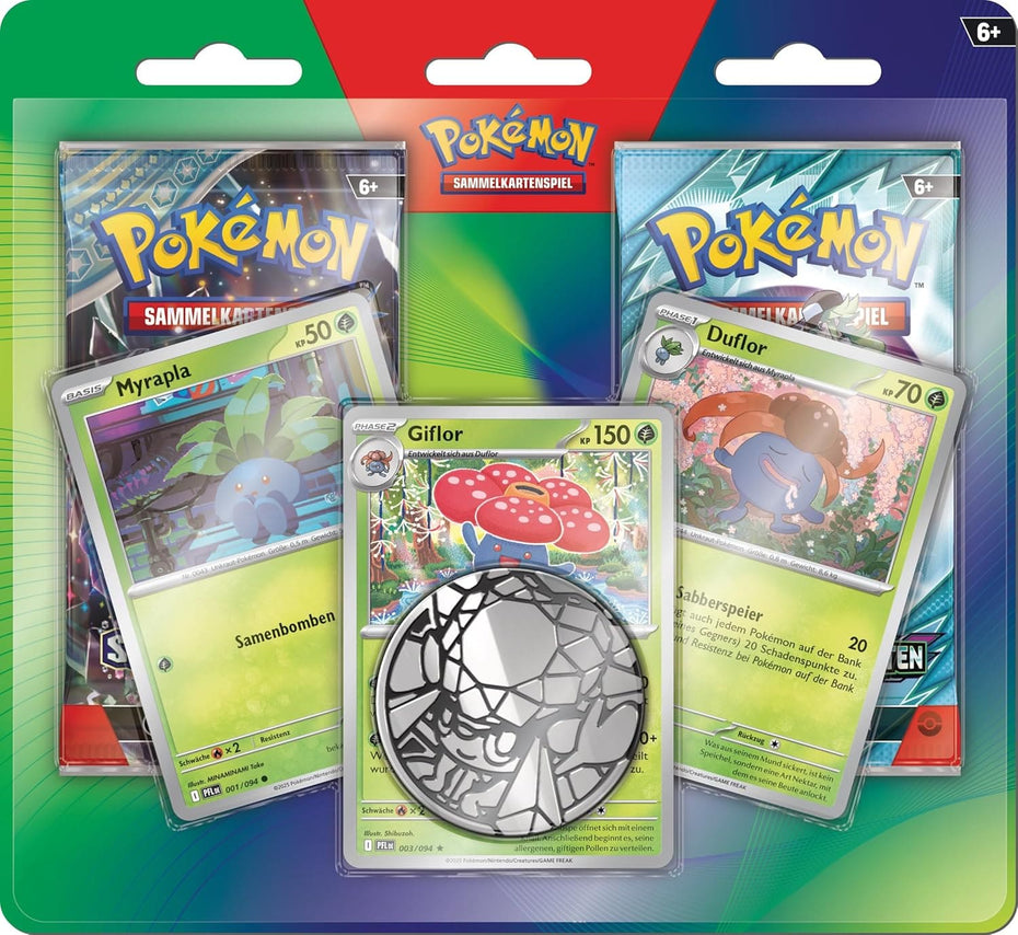 Pokémon Aufgewerteter 2er Pack Blister Giflor DE