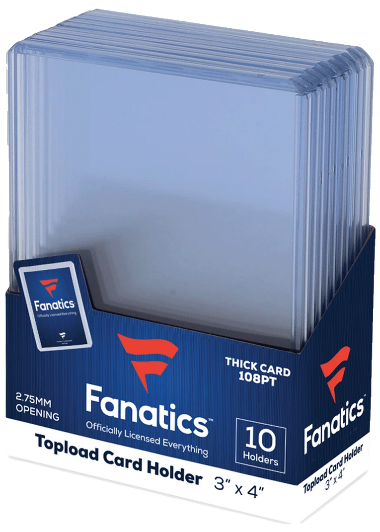 Fanatics Collectibles 108pt 3x4 Top Loader - 10ct