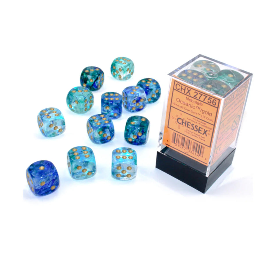 Chessex - 16mm D6 - Dice Block - Nebula TCG Zubehör