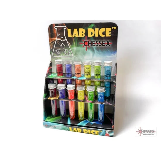 Chessex - Lab Dice - Polyhedral 7-Die Set Pen & Paper
