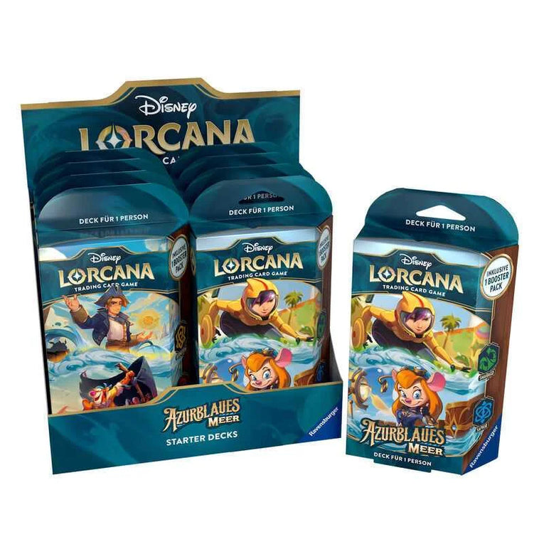 Disney Lorcana - Azurblaues Meer - Starter Deck- DE