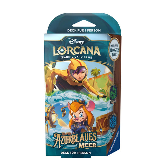 Disney Lorcana - Azurblaues Meer - Starter Deck- DE Smaragd