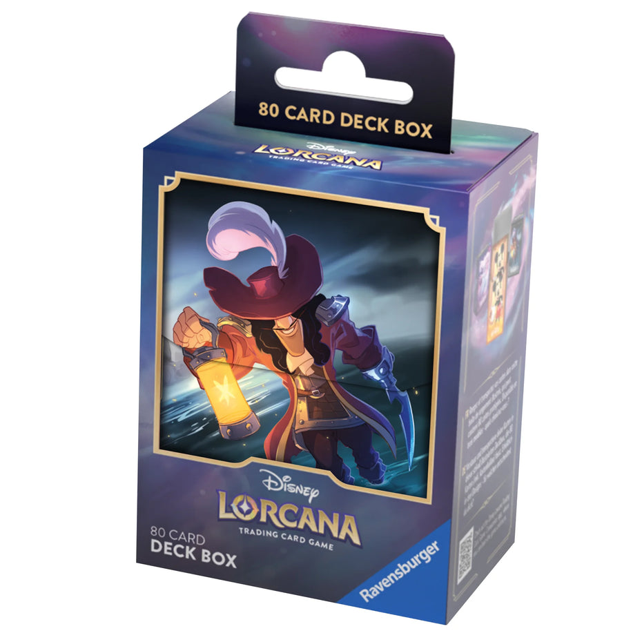 Disney Lorcana - Deck Box Captain Hook TCG Zubehör
