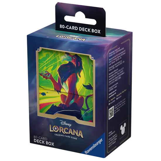 Disney Lorcana - Deck Box - ’Scar’ TCG Zubehör