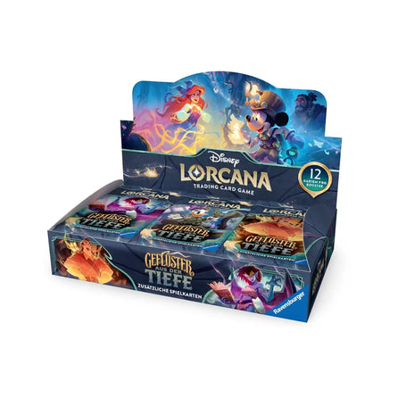 Disney Lorcana Set 10 "Geflüster aus der Tiefe" Booster Display DE