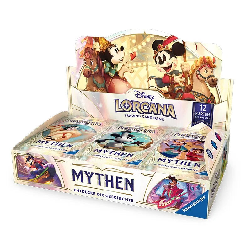 Disney Lorcana Mythen Set 9 Display DE Sammelkartenspiel