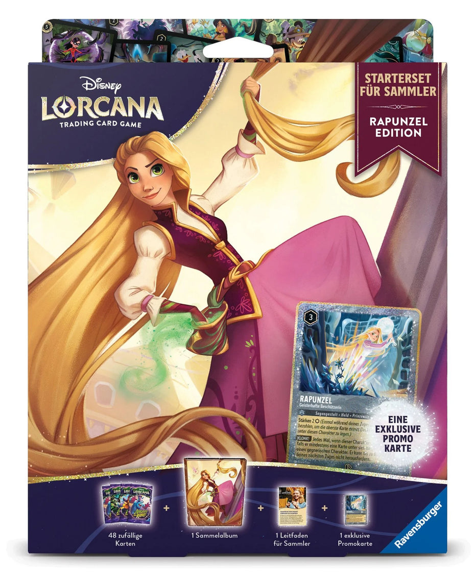 Disney Lorcana Starterset für Sammler Rapunzel Edition 2026 DE