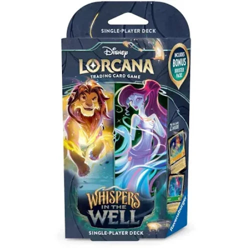 Disney Lorcana Whispers in the Well Set 10 Starter Deck EN