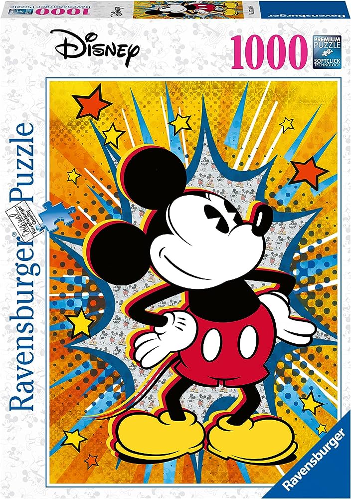 Disney - Retro - Mickey Mouse - Puzzle 