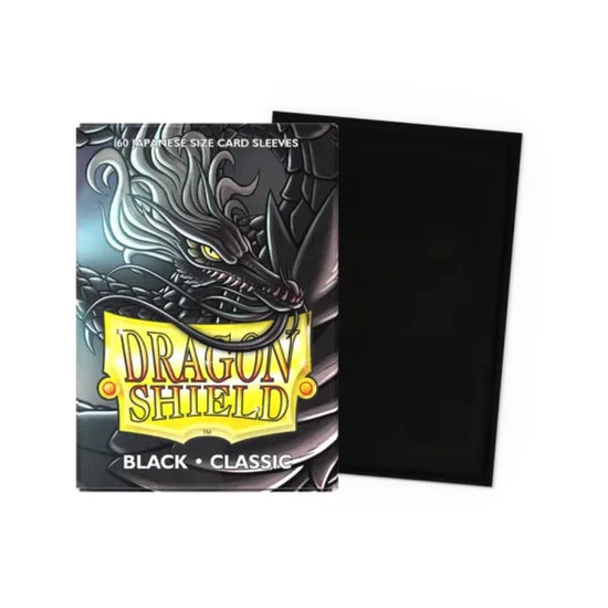Dragon Sleeves - Japanese Size - Classic Black TCG Zubehör