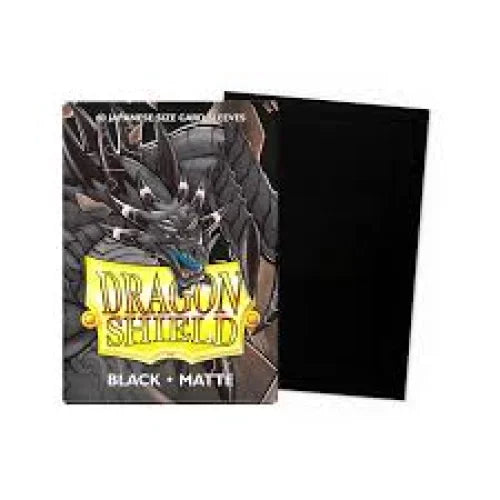 Dragon Sleeves - Japanese Size - Matt Sleeves Black TCG