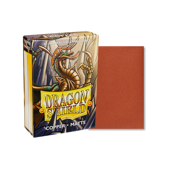 Dragon Sleeves - Japanese Size - Matt Sleeves Copper TCG