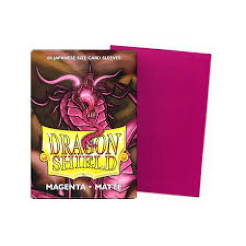 Dragon Sleeves - Japanese Size - Matt Sleeves Magenta TCG