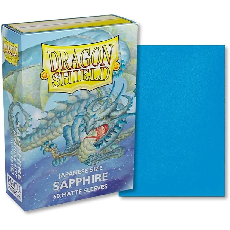 Dragon Sleeves - Japanese Size - Matt Sleeves Sapphire TCG