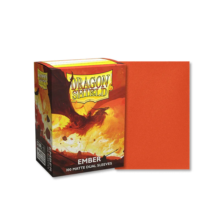 Dragon Sleeves - Standard Size - Matt Dual Ember TCG Zubehör