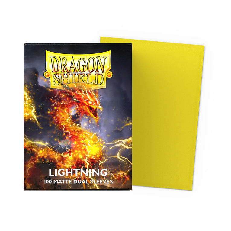 Dragon Sleeves - Standard Size - Matt Dual Lightning TCG
