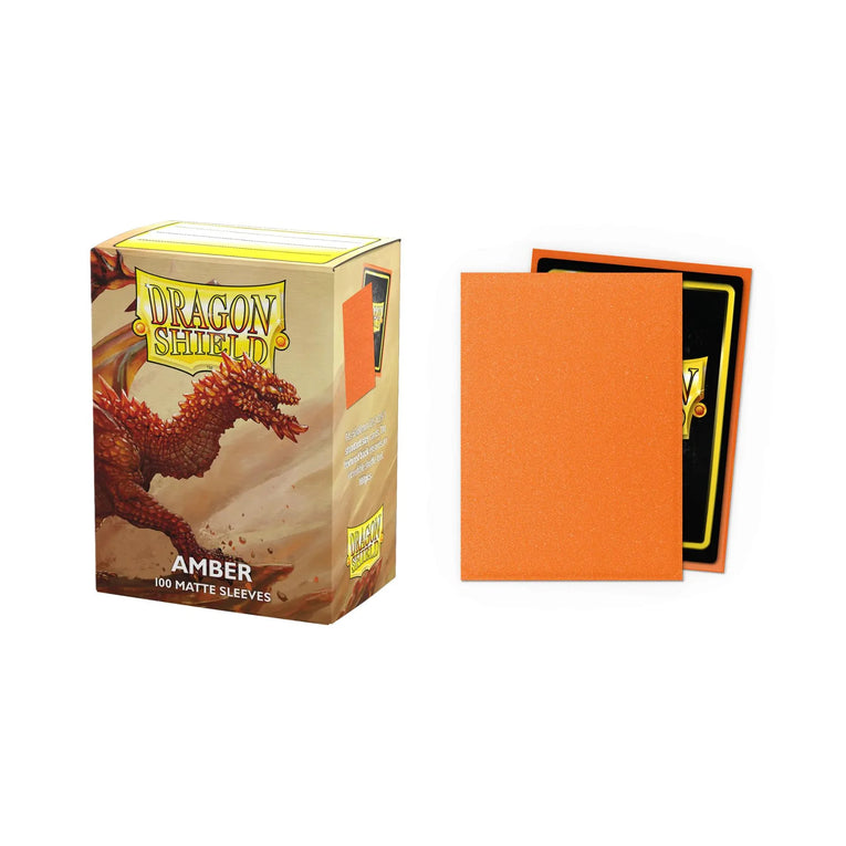 Dragon Sleeves - Standard Size - Matte Amber TCG Zubehör