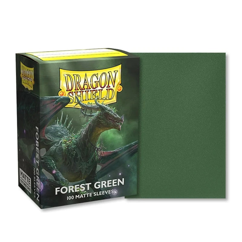 Dragon Sleeves - Standard Size - Matte Forest Green TCG