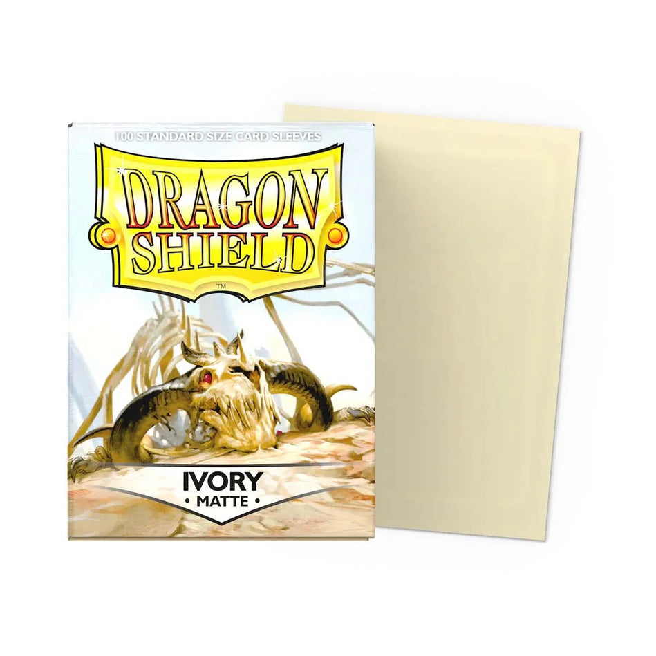 Dragon Sleeves - Standard Size - Matte Ivory TCG Zubehör