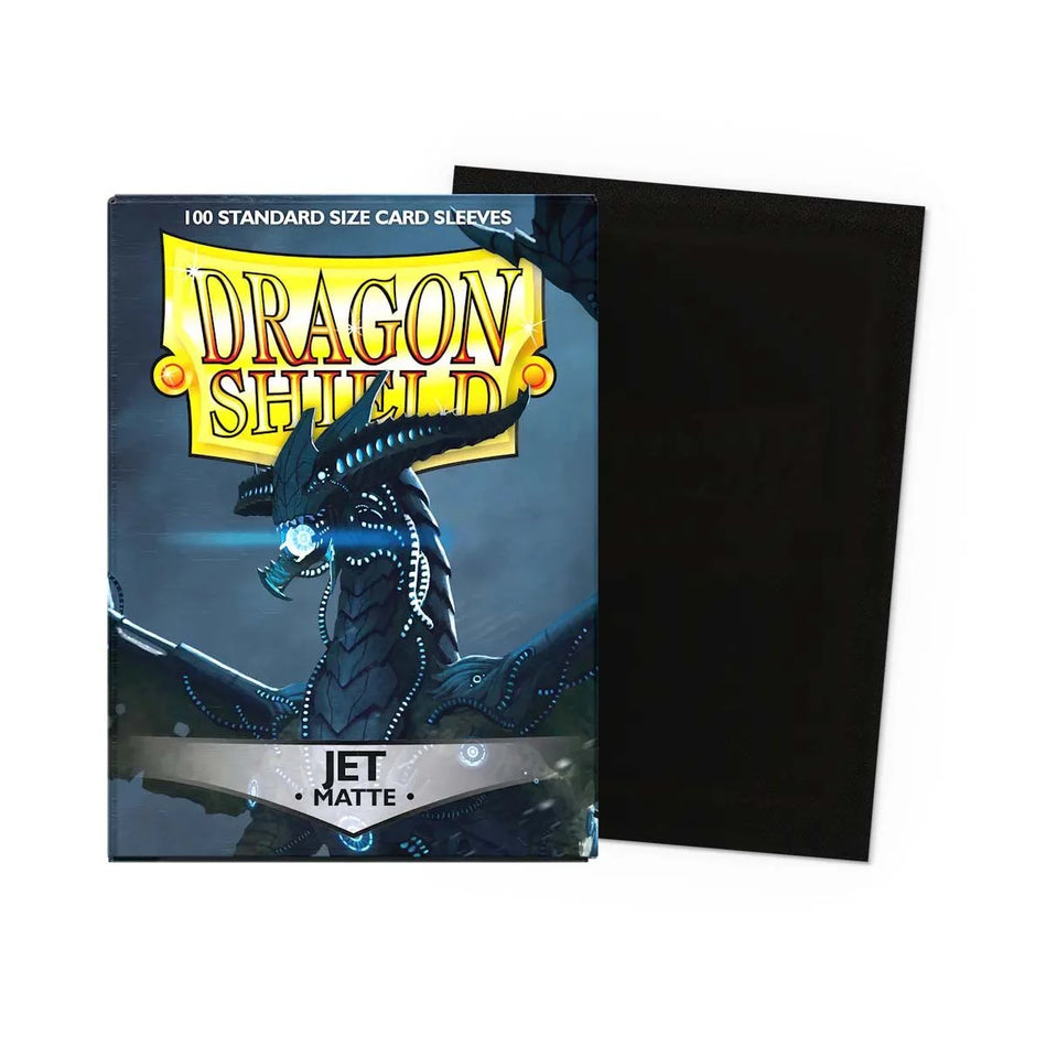 Dragon Sleeves - Standard Size - Matte Jet TCG Zubehör