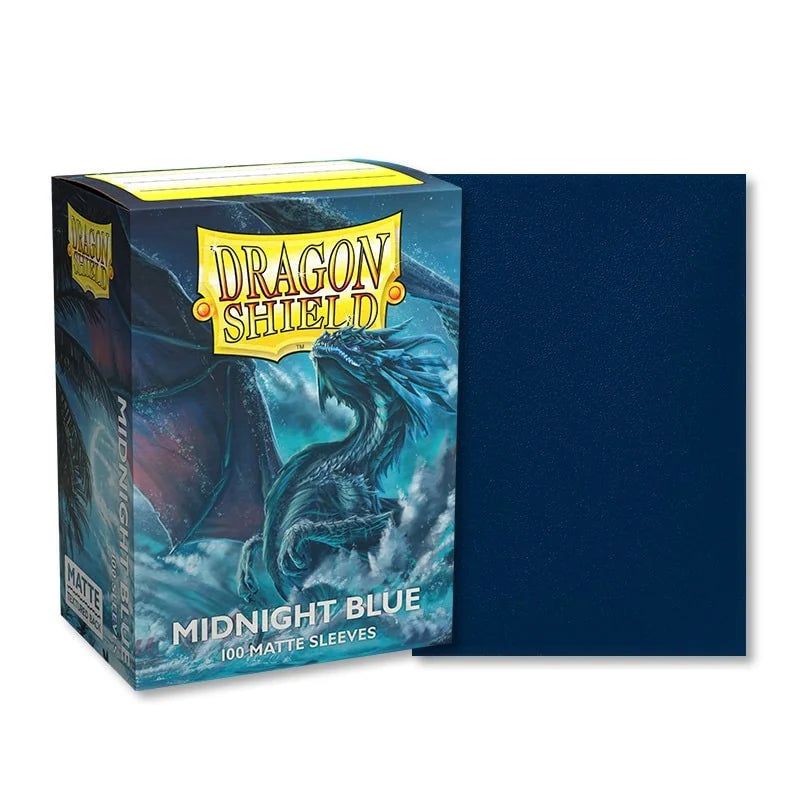 Dragon Sleeves - Standard Size - Matte Midnight Blue TCG