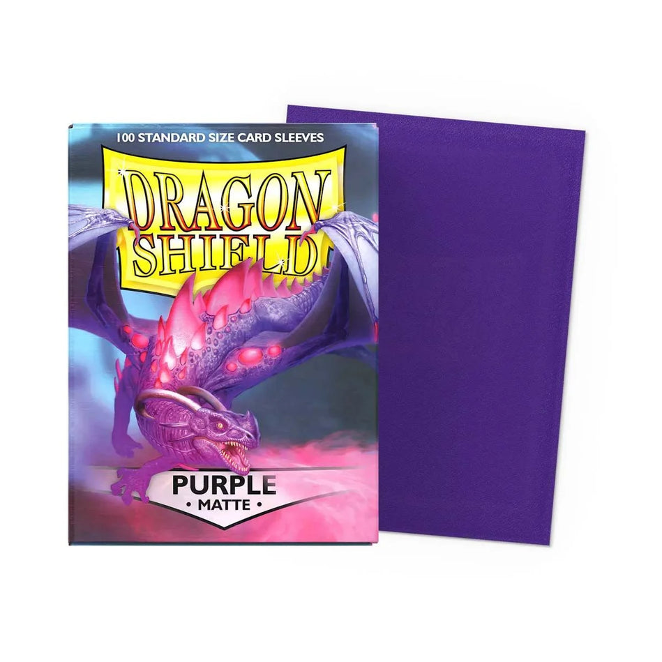 Dragon Sleeves - Standard Size - Matte Purple TCG Zubehör