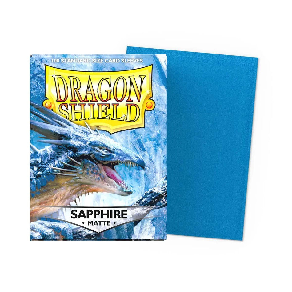 Dragon Sleeves - Standard Size - Matte Sapphire TCG Zubehör