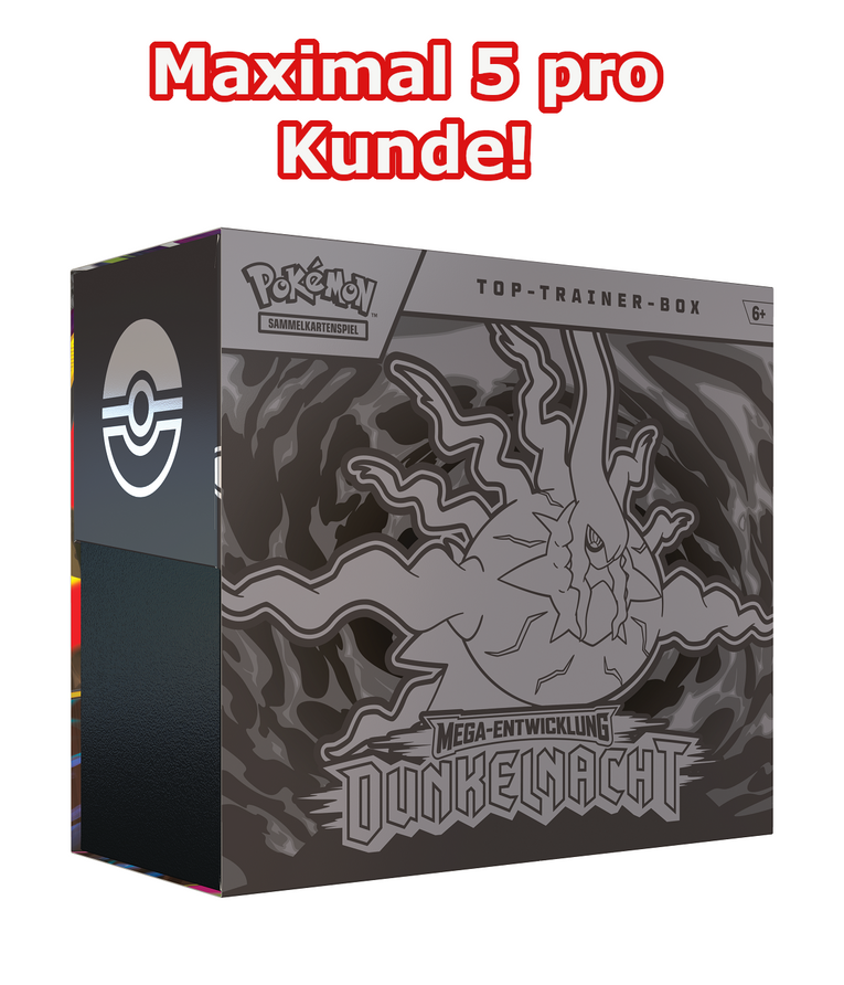 Pokémon Mega Entwicklung Dunkelnacht Top Trainer Box DE